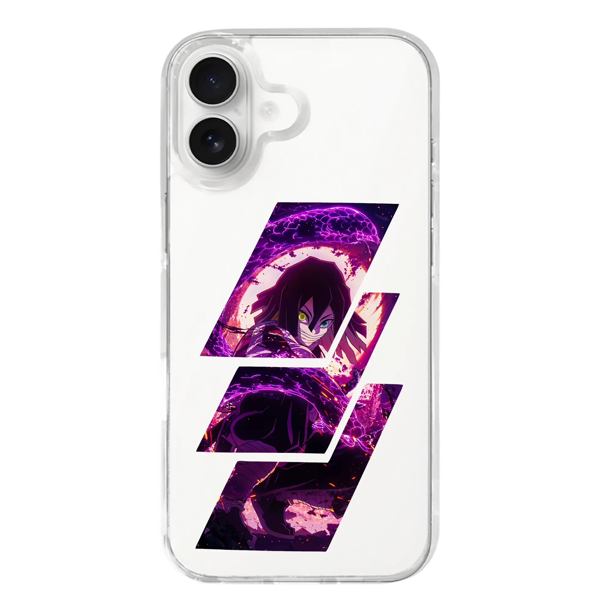 鬼滅の刃 グッズ,伊黒 小芭内 - iPhone 17シリーズ 透明スマホケース – 薄型・耐衝撃・精密フィット保護カバー